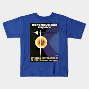 1973 French Aeronautics and Space Exhibition Kids T-Shirt